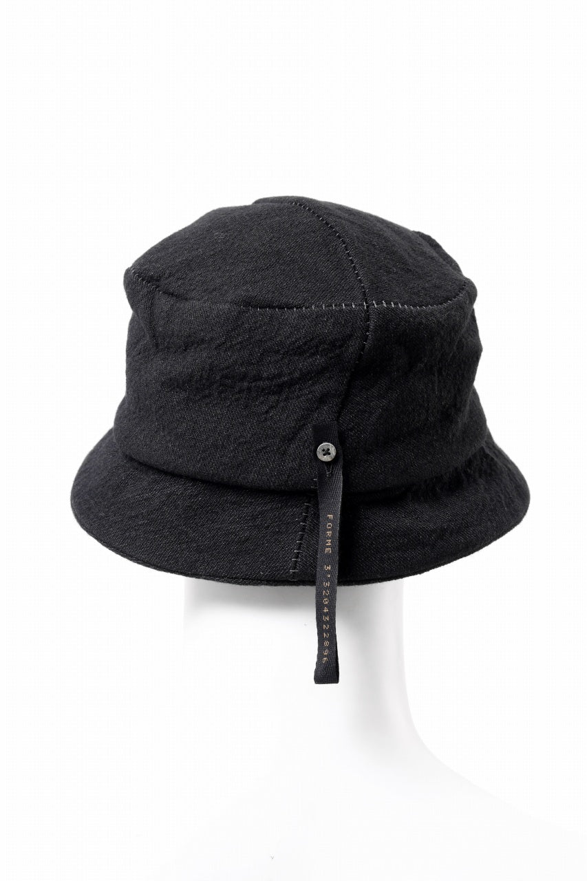 画像をギャラリービューアに読み込む, forme d&#39;expression Derby Hat (Black)