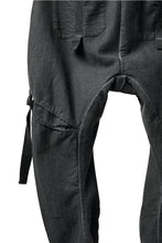 画像をギャラリービューアに読み込む, masnada BAGGY GUSSET POCKET PANTS / STRETCH RELIEF STRIPE COTTON (LEGION)