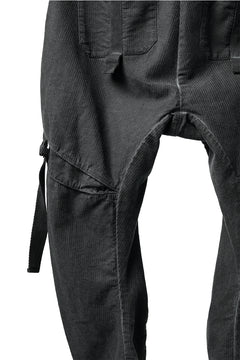 画像をギャラリービューアに読み込む, masnada BAGGY GUSSET POCKET PANTS / STRETCH RELIEF STRIPE COTTON (LEGION)