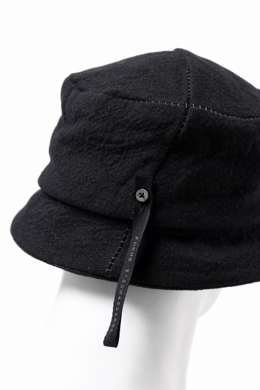 画像をギャラリービューアに読み込む, forme d&#39;expression Derby Hat (Black)