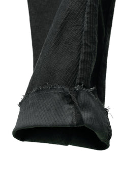 画像をギャラリービューアに読み込む, masnada BAGGY GUSSET POCKET PANTS / STRETCH RELIEF STRIPE COTTON (LEGION)