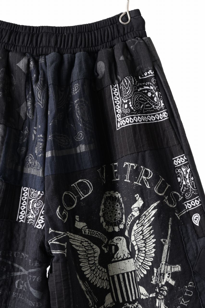 画像をギャラリービューアに読み込む, MASSIMO SABBADIN FULL BORO STYLE BASKET SHORTS (BLACK #A)