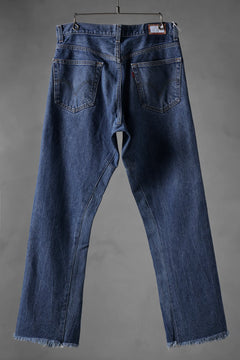 画像をギャラリービューアに読み込む, CHANGES x LOOM exclusive REMAKE REGULAR FIT DENIM PANTS / VINTAGE LEVI’S JEANS (INDIGO #B)