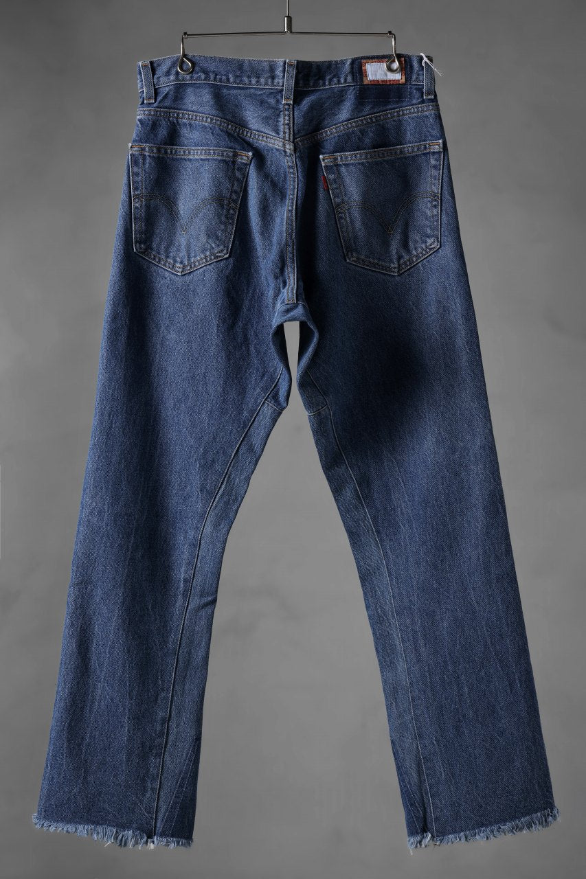 画像をギャラリービューアに読み込む, CHANGES x LOOM exclusive REMAKE REGULAR FIT DENIM PANTS / VINTAGE LEVI’S JEANS (INDIGO #B)
