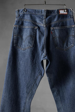 画像をギャラリービューアに読み込む, CHANGES x LOOM exclusive REMAKE REGULAR FIT DENIM PANTS / VINTAGE LEVI’S JEANS (INDIGO #B)