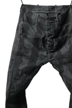 画像をギャラリービューアに読み込む, masnada SLIM GUSSET PANTS / STRETCH MICRO RIP COTTON (CAMO LEGION)