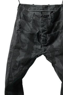 画像をギャラリービューアに読み込む, masnada SLIM GUSSET PANTS / STRETCH MICRO RIP COTTON (CAMO LEGION)