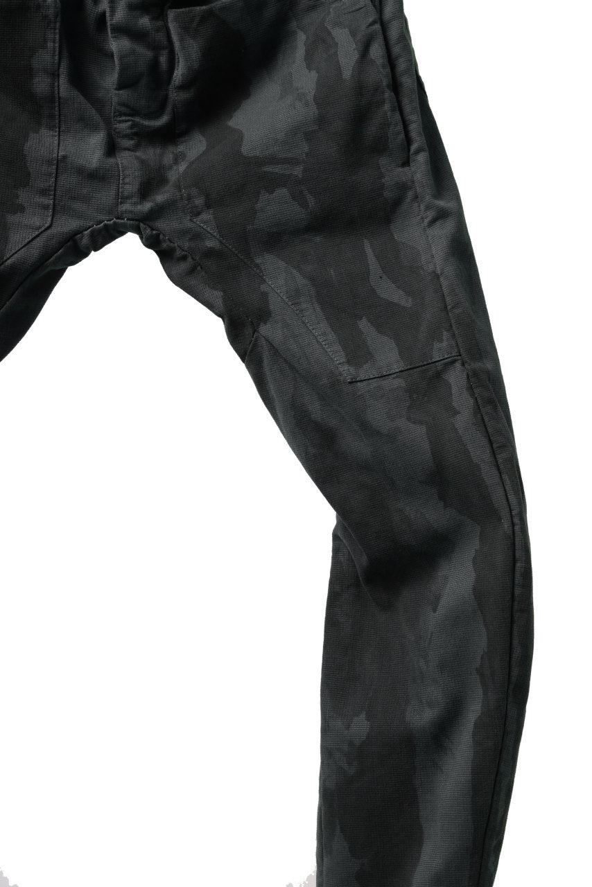 画像をギャラリービューアに読み込む, masnada SLIM GUSSET PANTS / STRETCH MICRO RIP COTTON (CAMO LEGION)