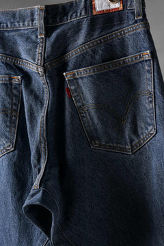 画像をギャラリービューアに読み込む, CHANGES x LOOM exclusive REMAKE REGULAR FIT DENIM PANTS / VINTAGE LEVI’S JEANS (INDIGO #B)