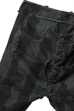 画像をギャラリービューアに読み込む, masnada SLIM GUSSET PANTS / STRETCH MICRO RIP COTTON (CAMO LEGION)