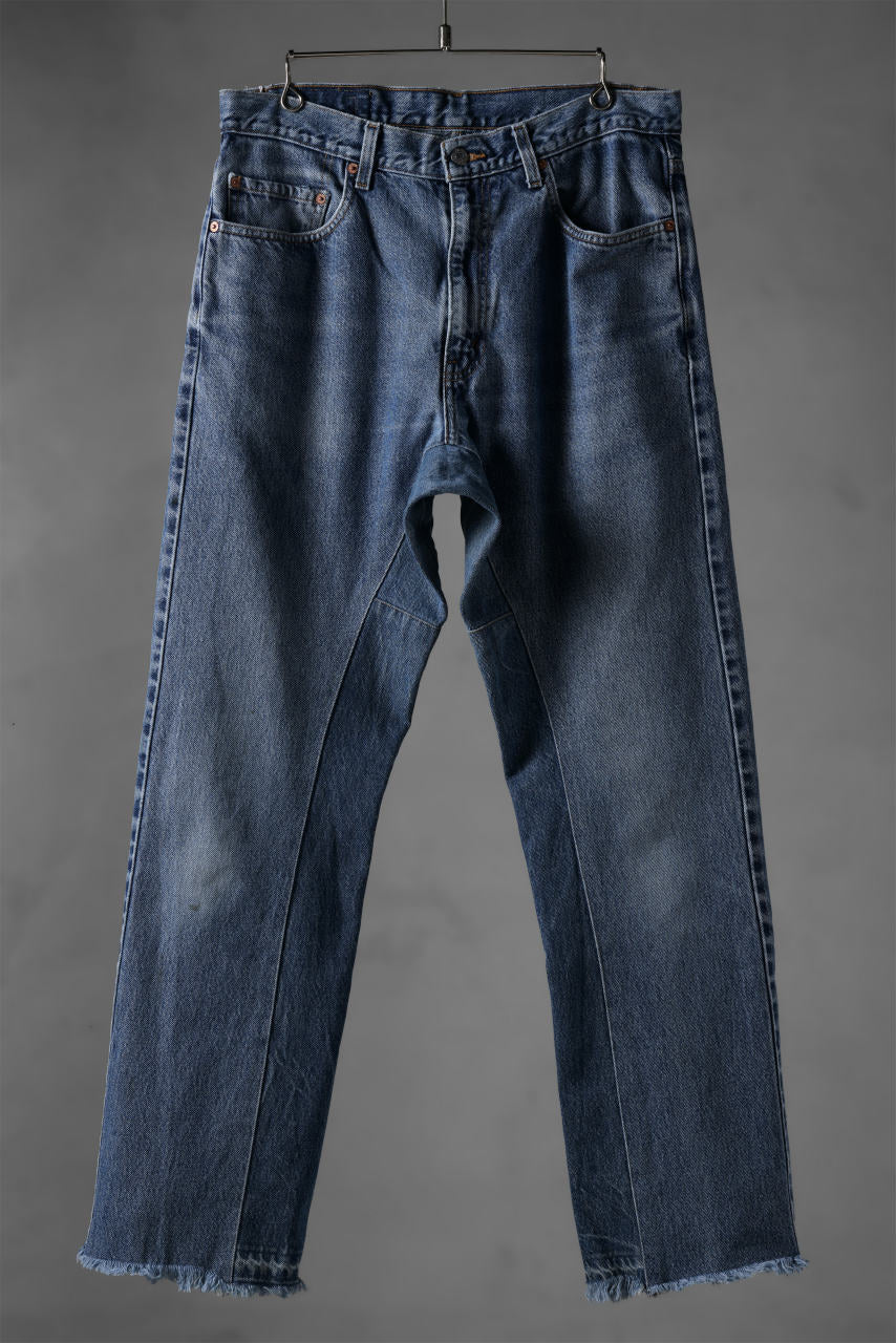 画像をギャラリービューアに読み込む, CHANGES x LOOM exclusive REMAKE REGULAR FIT DENIM PANTS / VINTAGE LEVI’S JEANS (INDIGO #D)