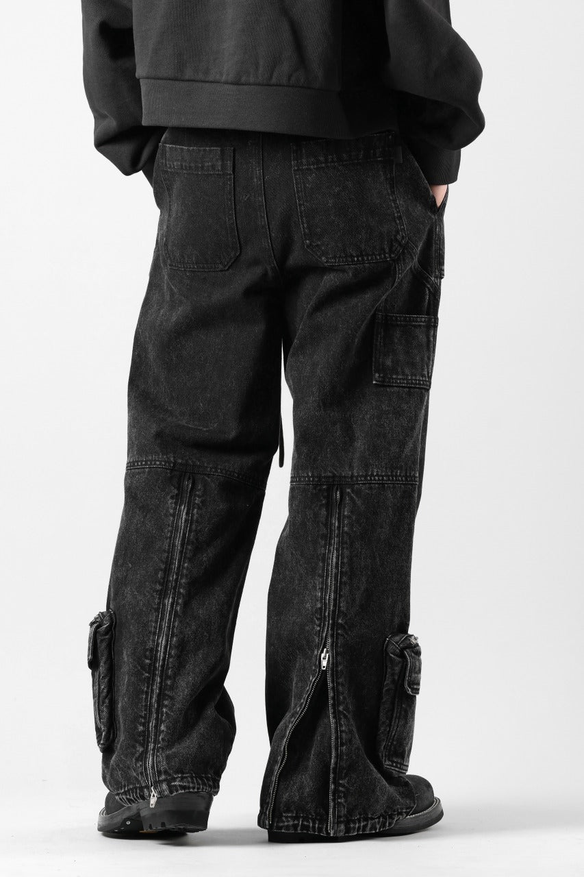 画像をギャラリービューアに読み込む, Juun.J Pocket Detailed Denim Pants (BLACK)