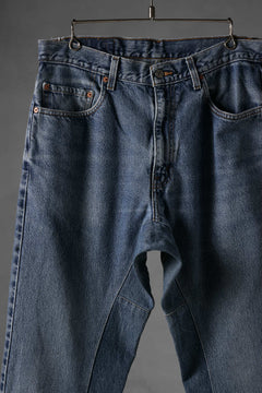 画像をギャラリービューアに読み込む, CHANGES x LOOM exclusive REMAKE REGULAR FIT DENIM PANTS / VINTAGE LEVI’S JEANS (INDIGO #D)