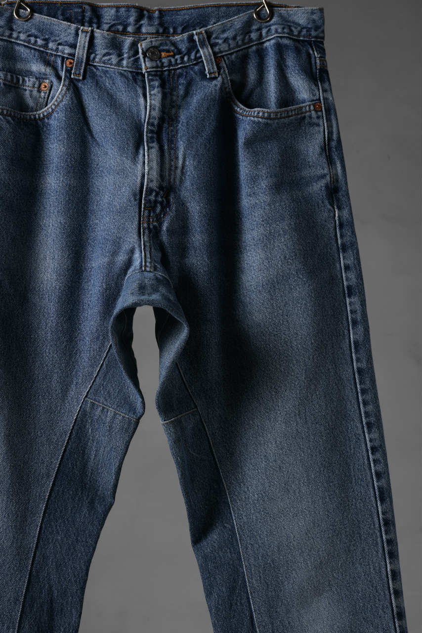 画像をギャラリービューアに読み込む, CHANGES x LOOM exclusive REMAKE REGULAR FIT DENIM PANTS / VINTAGE LEVI’S JEANS (INDIGO #D)