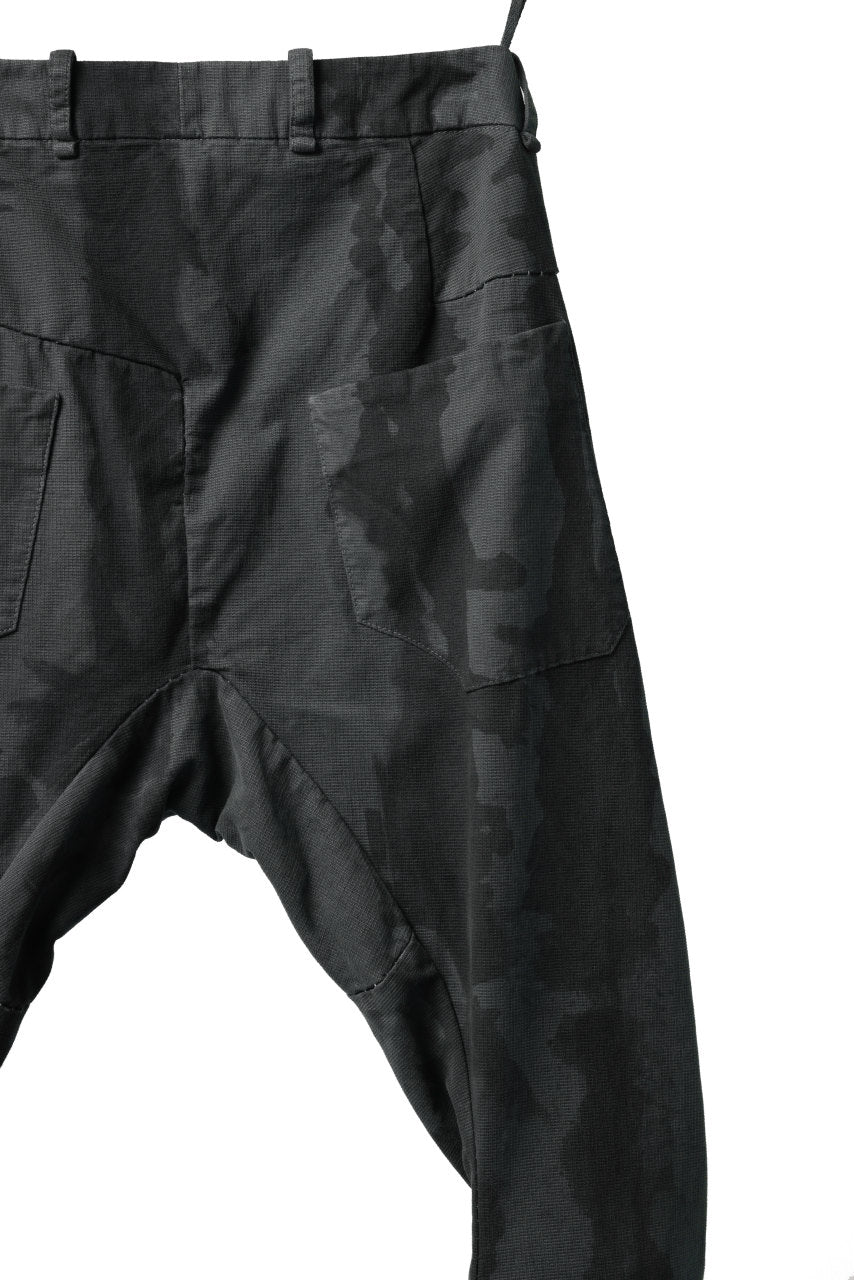 画像をギャラリービューアに読み込む, masnada SLIM GUSSET PANTS / STRETCH MICRO RIP COTTON (CAMO LEGION)