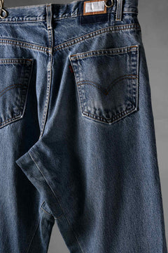 画像をギャラリービューアに読み込む, CHANGES x LOOM exclusive REMAKE REGULAR FIT DENIM PANTS / VINTAGE LEVI’S JEANS (INDIGO #D)