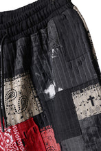 画像をギャラリービューアに読み込む, MASSIMO SABBADIN FULL BORO STYLE BASKET SHORTS (BLACK x RED #A)