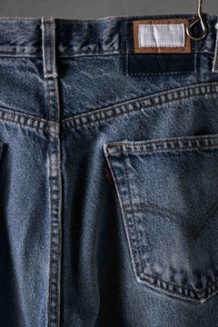 画像をギャラリービューアに読み込む, CHANGES x LOOM exclusive REMAKE REGULAR FIT DENIM PANTS / VINTAGE LEVI’S JEANS (INDIGO #D)