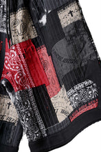 画像をギャラリービューアに読み込む, MASSIMO SABBADIN FULL BORO STYLE BASKET SHORTS (BLACK x RED #A)