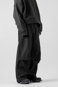 画像をギャラリービューアに読み込む, Juun.J Loose Fit Cordura Pants (BLACK)