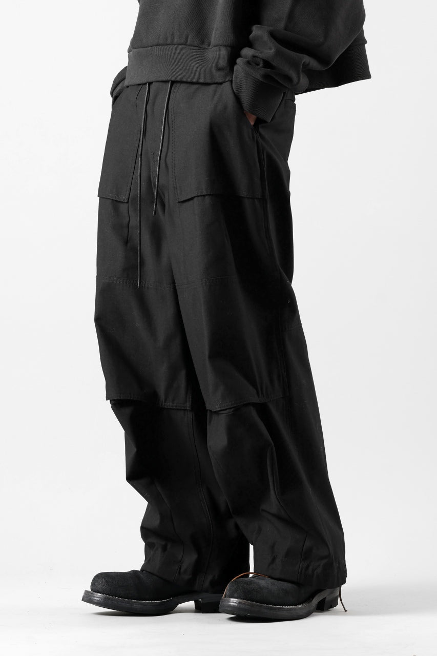 画像をギャラリービューアに読み込む, Juun.J Loose Fit Cordura Pants (BLACK)