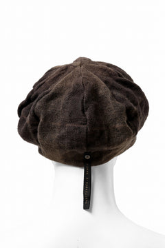 画像をギャラリービューアに読み込む, forme d'expression Baker Hat (Umber)