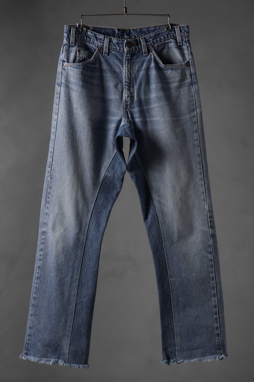 画像をギャラリービューアに読み込む, CHANGES x LOOM exclusive REMAKE REGULAR FIT DENIM PANTS / VINTAGE LEVI’S JEANS (INDIGO #E)