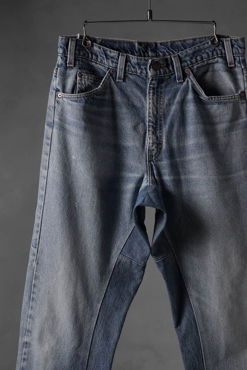 画像をギャラリービューアに読み込む, CHANGES x LOOM exclusive REMAKE REGULAR FIT DENIM PANTS / VINTAGE LEVI’S JEANS (INDIGO #E)