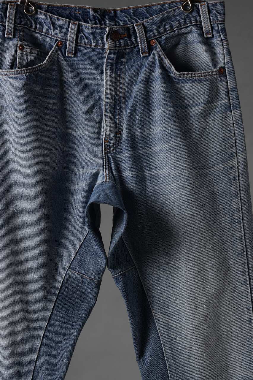 画像をギャラリービューアに読み込む, CHANGES x LOOM exclusive REMAKE REGULAR FIT DENIM PANTS / VINTAGE LEVI’S JEANS (INDIGO #E)