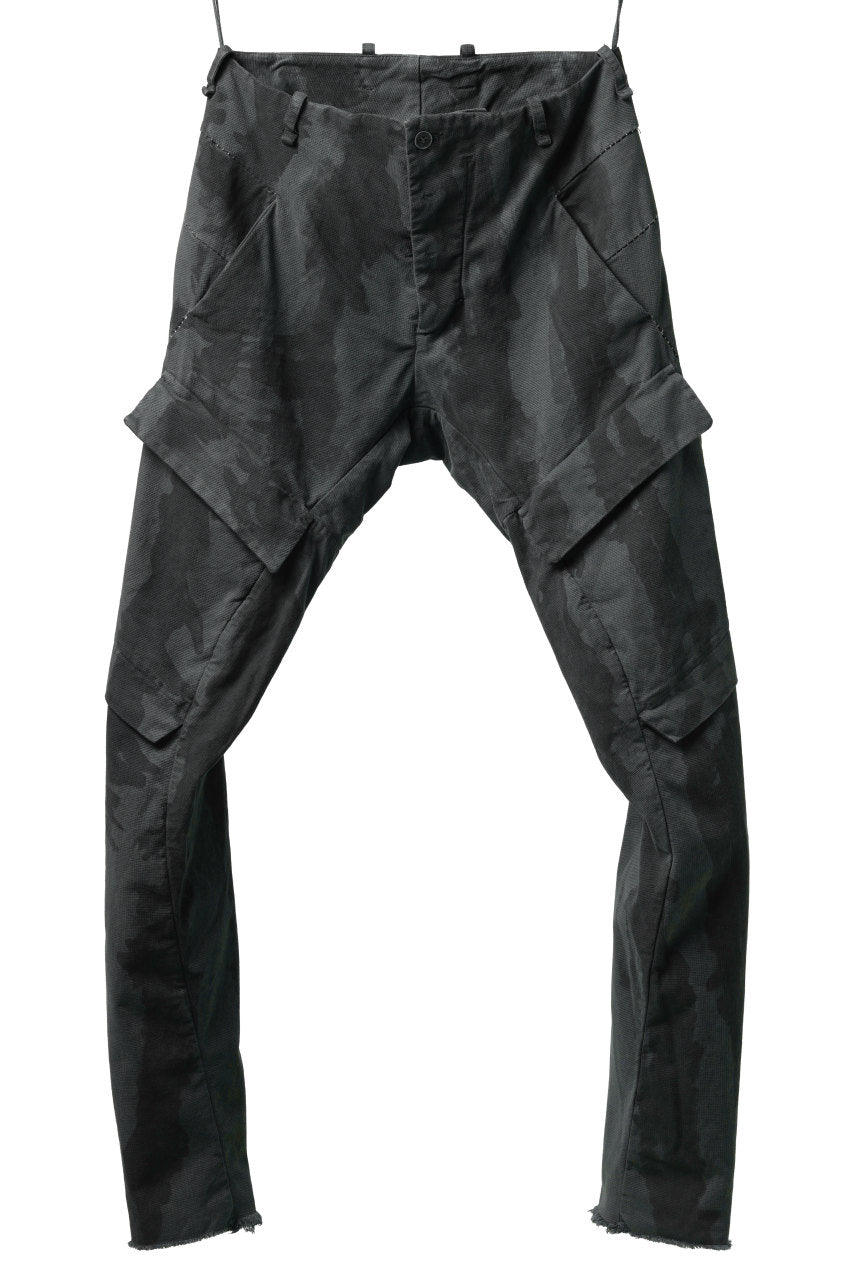 画像をギャラリービューアに読み込む, masnada BAGGY CARGO PANTS / STRETCH MICRO RIP COTTON (CAMO LEGION)