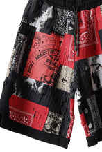 画像をギャラリービューアに読み込む, MASSIMO SABBADIN FULL BORO STYLE BASKET SHORTS (BLACK x RED #B)