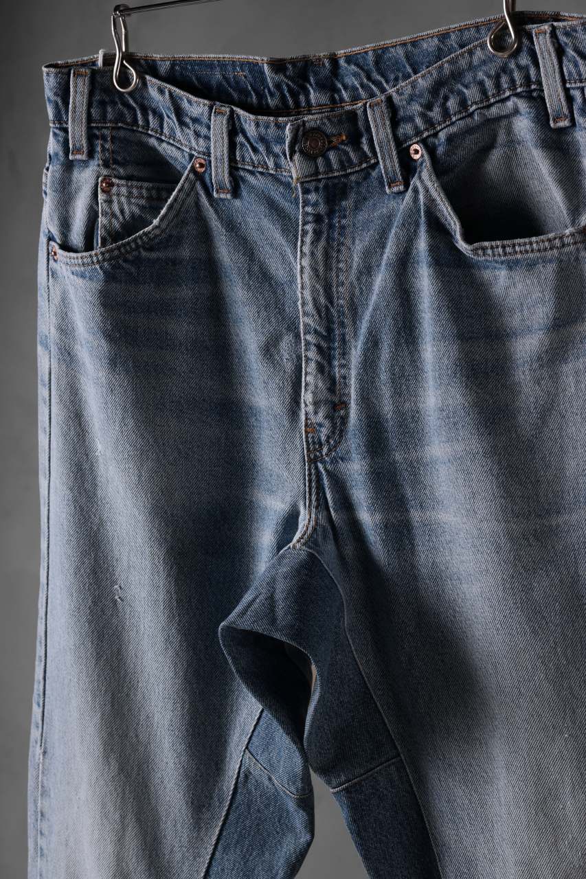 画像をギャラリービューアに読み込む, CHANGES x LOOM exclusive REMAKE REGULAR FIT DENIM PANTS / VINTAGE LEVI’S JEANS (INDIGO #E)