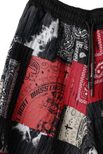 画像をギャラリービューアに読み込む, MASSIMO SABBADIN FULL BORO STYLE BASKET SHORTS (BLACK x RED #B)