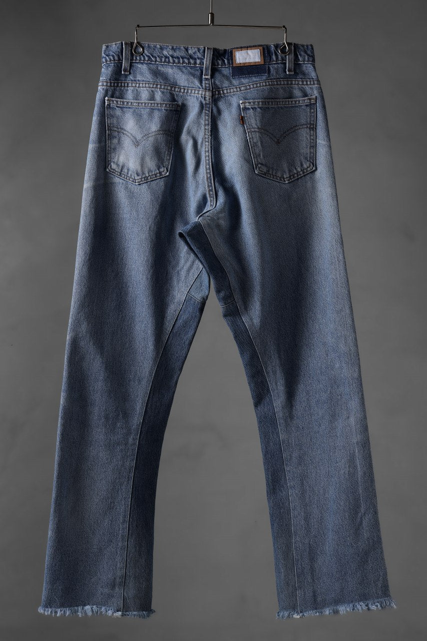 画像をギャラリービューアに読み込む, CHANGES x LOOM exclusive REMAKE REGULAR FIT DENIM PANTS / VINTAGE LEVI’S JEANS (INDIGO #E)