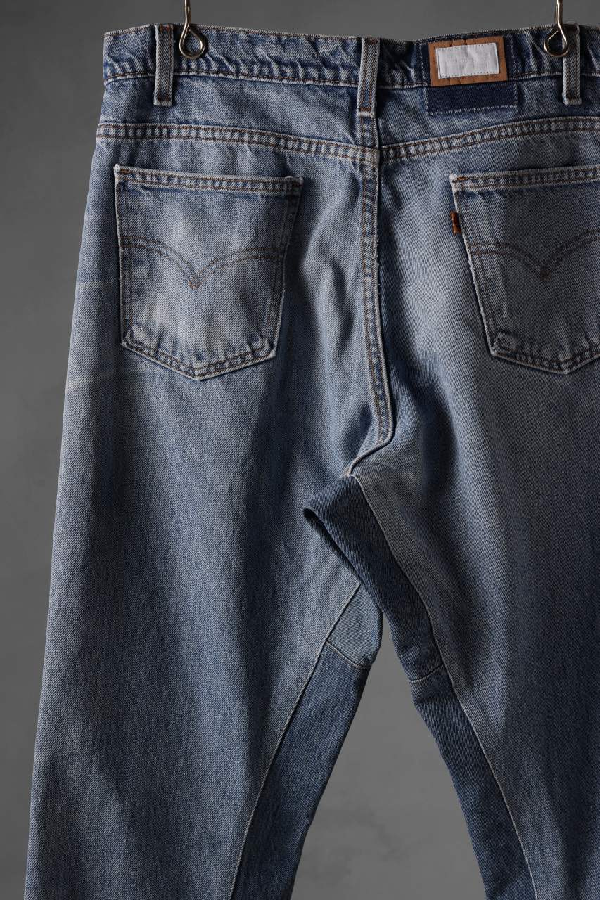 画像をギャラリービューアに読み込む, CHANGES x LOOM exclusive REMAKE REGULAR FIT DENIM PANTS / VINTAGE LEVI’S JEANS (INDIGO #E)