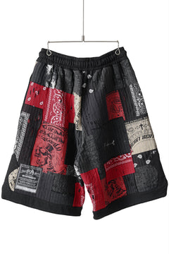 画像をギャラリービューアに読み込む, MASSIMO SABBADIN FULL BORO STYLE BASKET SHORTS (BLACK x RED #B)