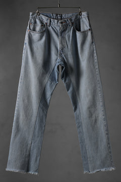 画像をギャラリービューアに読み込む, CHANGES x LOOM exclusive REMAKE REGULAR FIT DENIM PANTS / VINTAGE LEVI’S JEANS (INDIGO #F)
