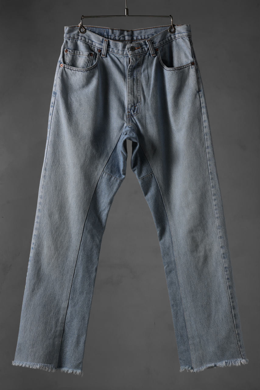 画像をギャラリービューアに読み込む, CHANGES x LOOM exclusive REMAKE REGULAR FIT DENIM PANTS / VINTAGE LEVI’S JEANS (INDIGO #F)