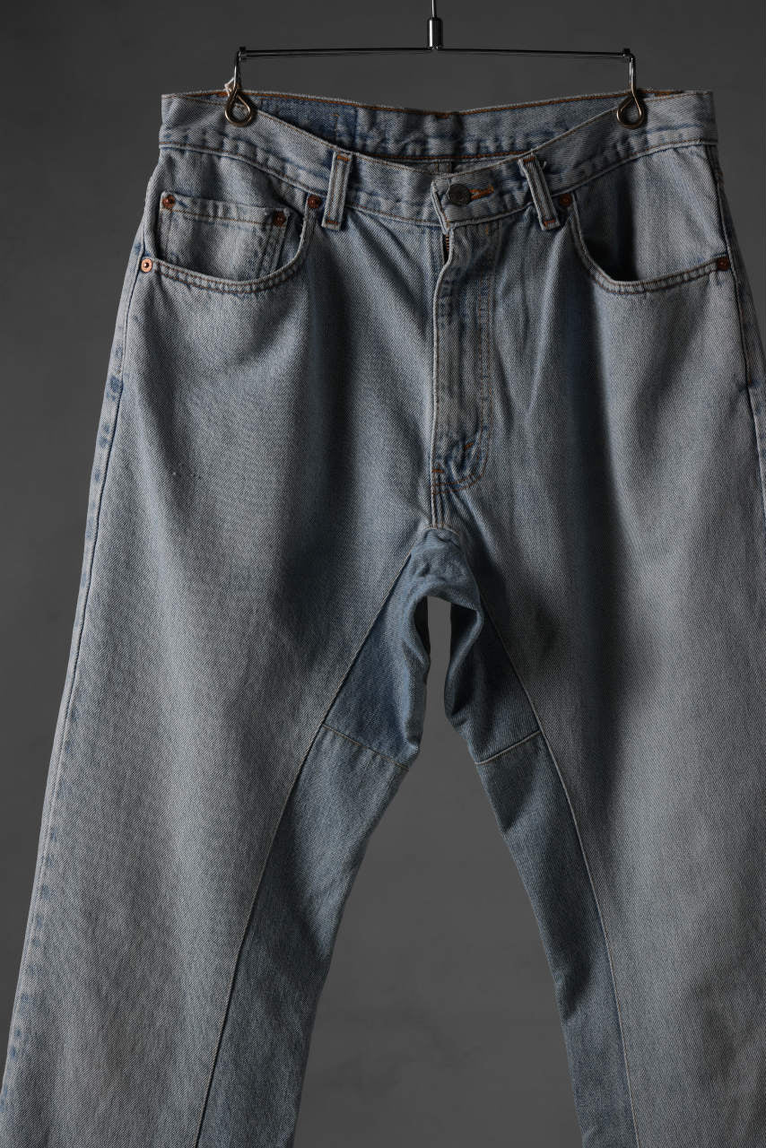 画像をギャラリービューアに読み込む, CHANGES x LOOM exclusive REMAKE REGULAR FIT DENIM PANTS / VINTAGE LEVI’S JEANS (INDIGO #F)