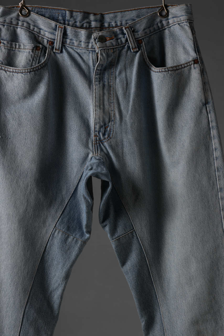 画像をギャラリービューアに読み込む, CHANGES x LOOM exclusive REMAKE REGULAR FIT DENIM PANTS / VINTAGE LEVI’S JEANS (INDIGO #F)