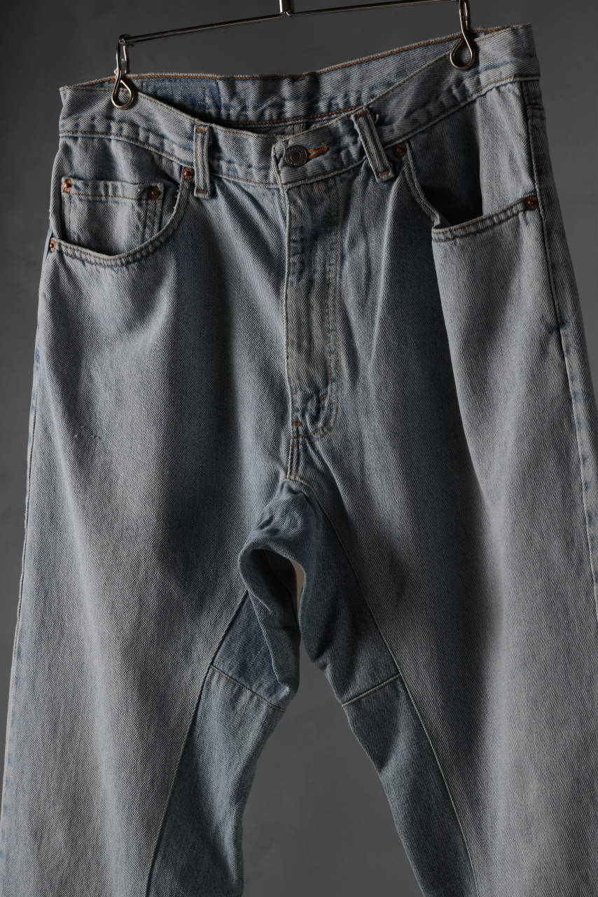 画像をギャラリービューアに読み込む, CHANGES x LOOM exclusive REMAKE REGULAR FIT DENIM PANTS / VINTAGE LEVI’S JEANS (INDIGO #F)