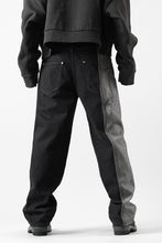 画像をギャラリービューアに読み込む, Feng Chen Wang INSIDE-OUT JEANS TROUSERS (BLACK)