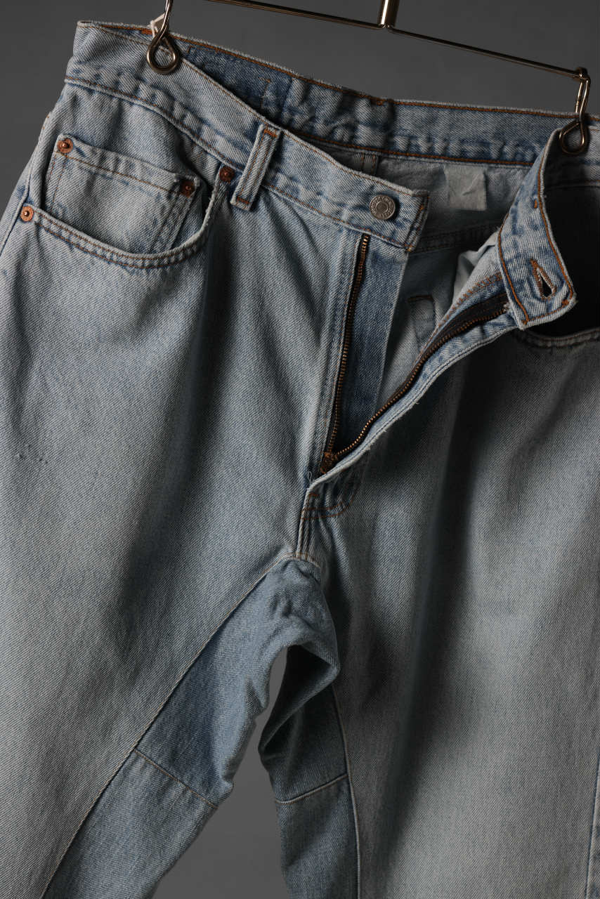 画像をギャラリービューアに読み込む, CHANGES x LOOM exclusive REMAKE REGULAR FIT DENIM PANTS / VINTAGE LEVI’S JEANS (INDIGO #F)