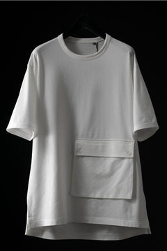 画像をギャラリービューアに読み込む, Y-3 Yohji Yamamoto POCKET S/S TEE / CREPE COTTON JERSEY (OFF WHITE)