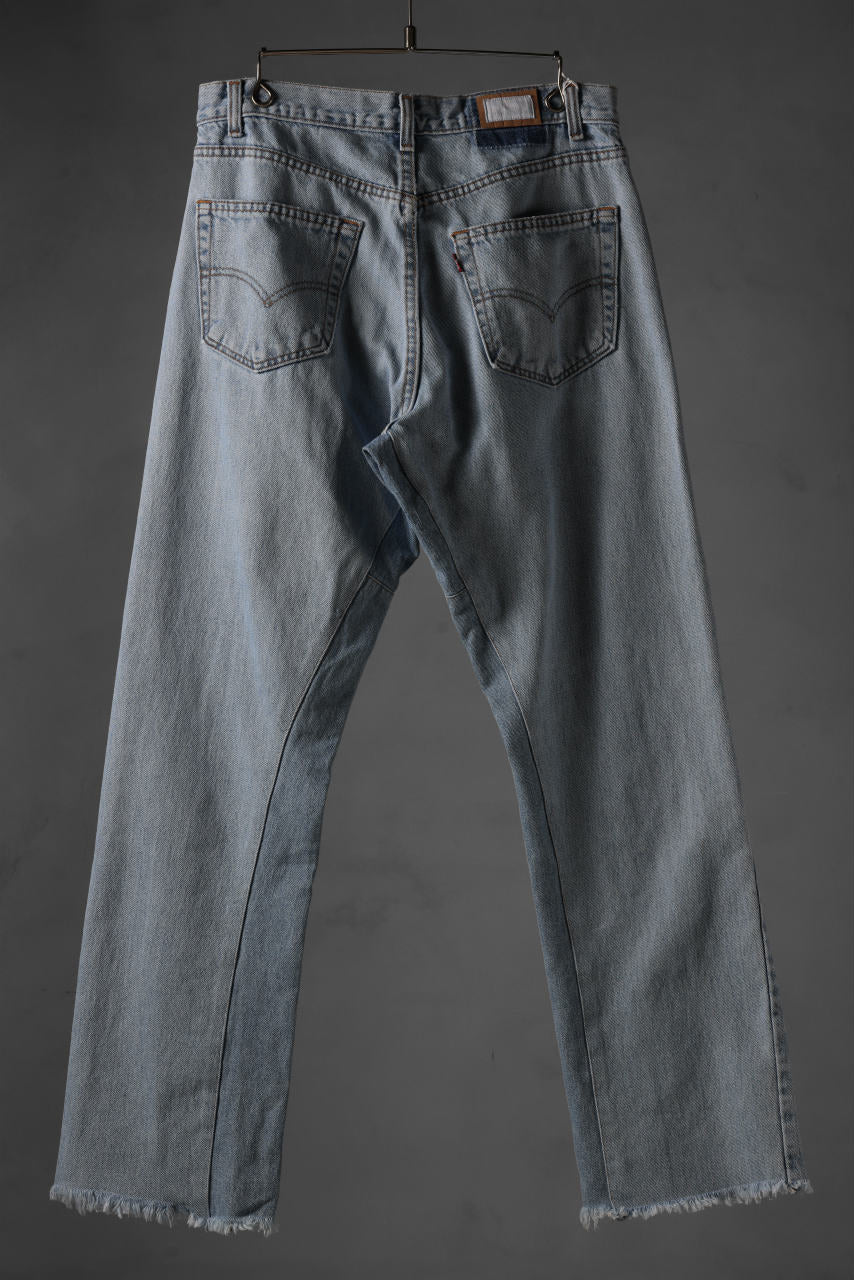 画像をギャラリービューアに読み込む, CHANGES x LOOM exclusive REMAKE REGULAR FIT DENIM PANTS / VINTAGE LEVI’S JEANS (INDIGO #F)