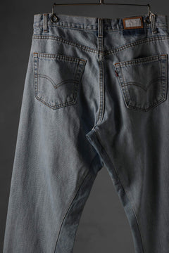 画像をギャラリービューアに読み込む, CHANGES x LOOM exclusive REMAKE REGULAR FIT DENIM PANTS / VINTAGE LEVI’S JEANS (INDIGO #F)