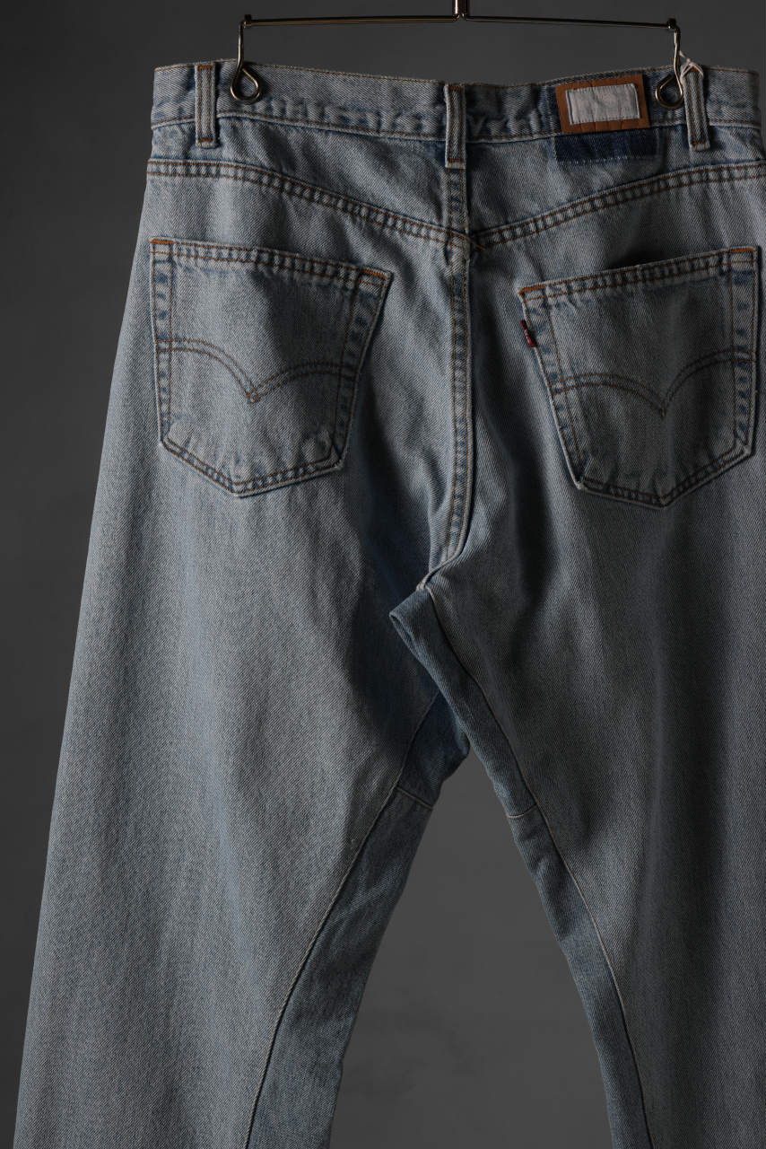 画像をギャラリービューアに読み込む, CHANGES x LOOM exclusive REMAKE REGULAR FIT DENIM PANTS / VINTAGE LEVI’S JEANS (INDIGO #F)