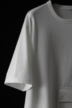 画像をギャラリービューアに読み込む, Y-3 Yohji Yamamoto POCKET S/S TEE / CREPE COTTON JERSEY (OFF WHITE)