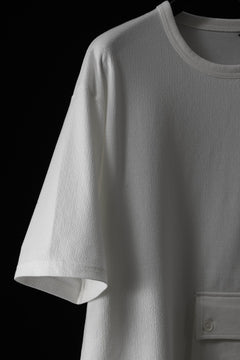 画像をギャラリービューアに読み込む, Y-3 Yohji Yamamoto POCKET S/S TEE / CREPE COTTON JERSEY (OFF WHITE)