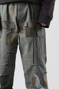 画像をギャラリービューアに読み込む, MASSIMO SABBADIN ARMY CARGO PANTS wt. FLAME DETAIL (ap)